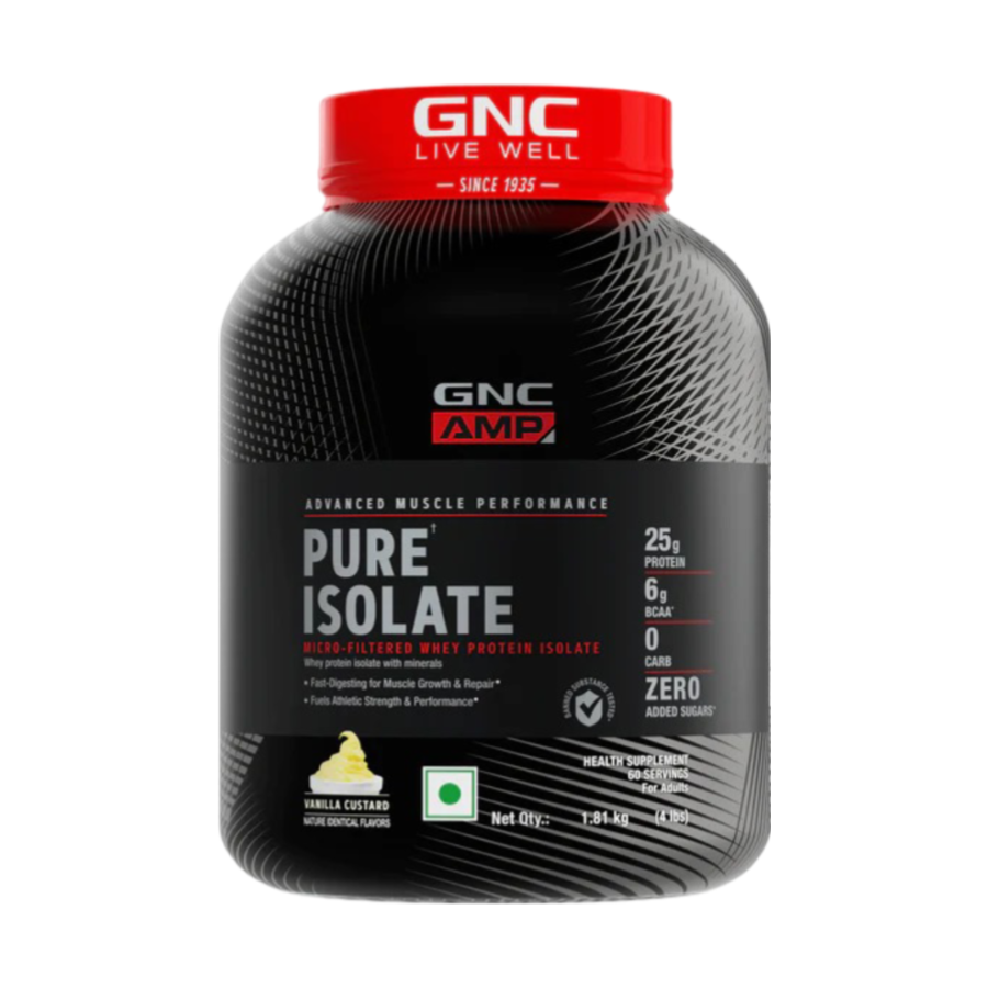 GNC AMP Pure Isolate - 4 Lbs - Nutristar