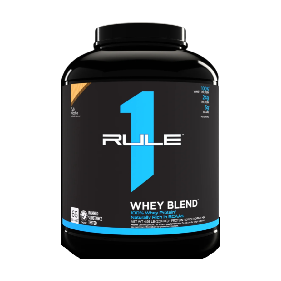 RULE1 100% Whey Blend Protein , 2.38 kg - Nutristar