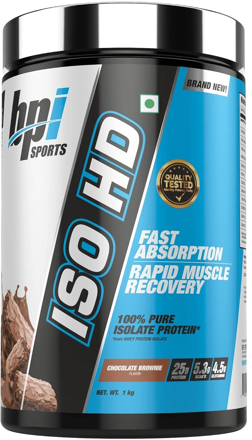 BPI Sports ISO HD Whey Isolate and Hydrolysate - 2.2 Lbs