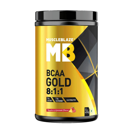 MuscleBlaze BCAA Gold 8:1:1 450 Gms - Nutristar