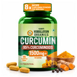 Vlado's Himalayan Organics, Curcumin with Biopiperine, 1500mg - 90 Veg Tablets