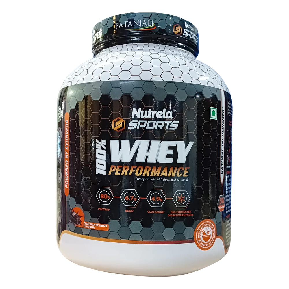 Patanjali Nutrela 100% Whey Performance Protein - 2 Kg