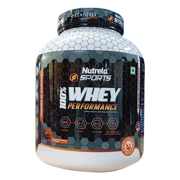 Patanjali Nutrela 100% Whey Performance Protein - 2 Kg