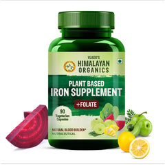 Vlado's Himalayan Organics, Plant Based Iron with Folate - 90 Capsules