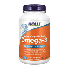 Now Foods - Omega-3 Fish Oil - 200 Softgels