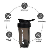 Nutristar Power Bullet Shaker Bottle 500ml (Random Color)