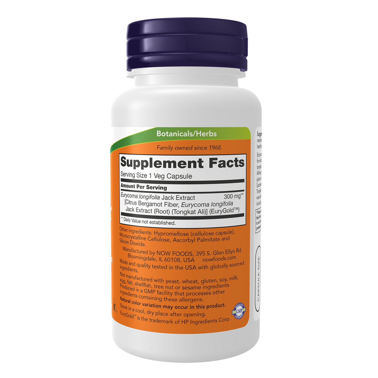 NOW Foods TestoJack 300 Herbal Formula | 60 Veg Capsules