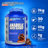 International Protein Anabolic Mass Gainer 3kg | 30g Protein | 3g Creatine | 30 Servings
