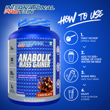 International Protein Anabolic Mass Gainer 3kg | 30g Protein | 3g Creatine | 30 Servings
