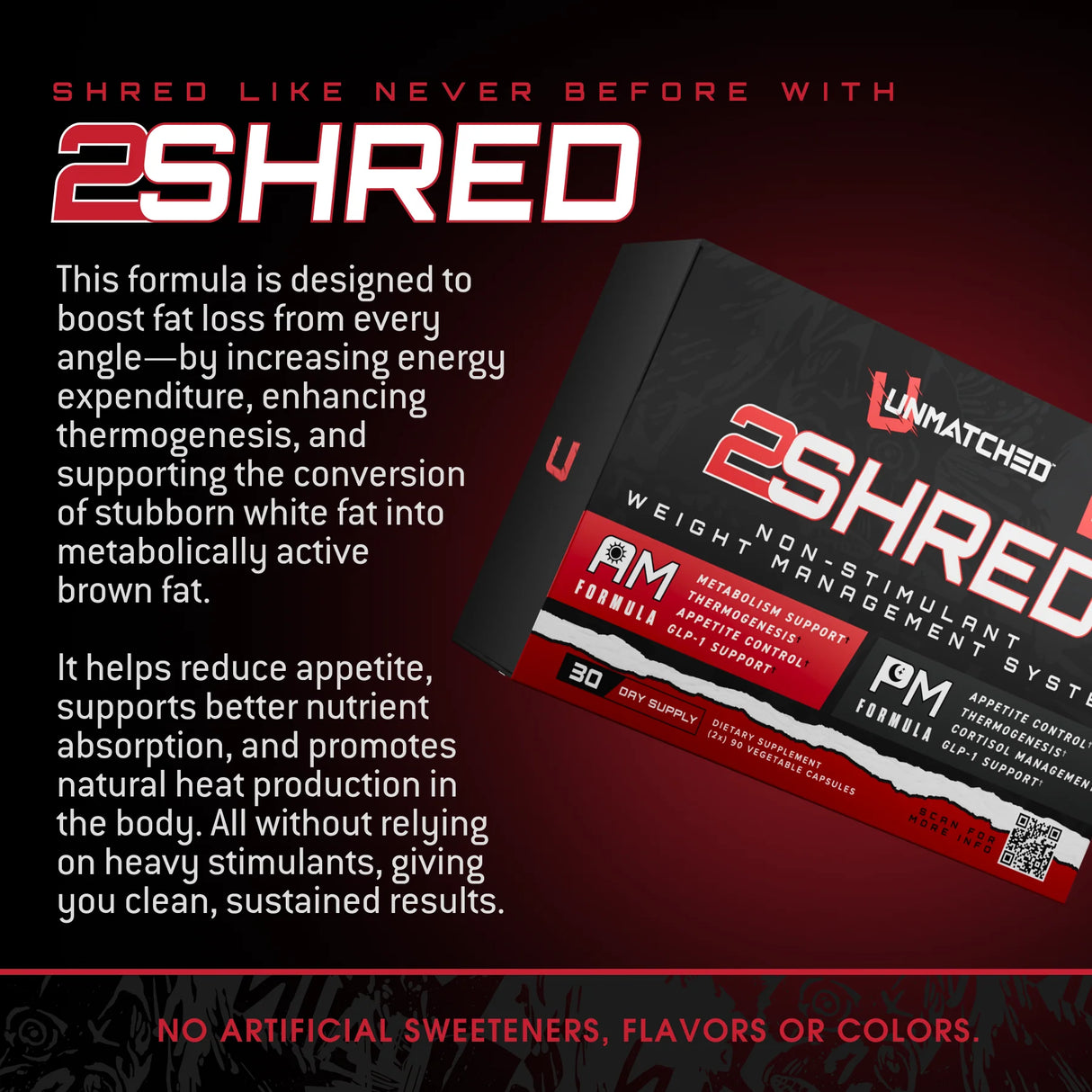 Unmatched 2 Shred, 180 Capsules (30-Day Supply)