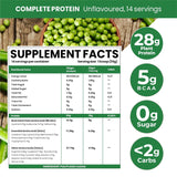 Vlado's Himalayan Organics Organic Pea Protein Powder | 28g Protein & 5g BCAA per Serving | 100% Plant-Based & Vegan | Lab Tested | Fast Absorbing, Easy to Digest | Supports Muscle Recovery | Unflavoured | 600g