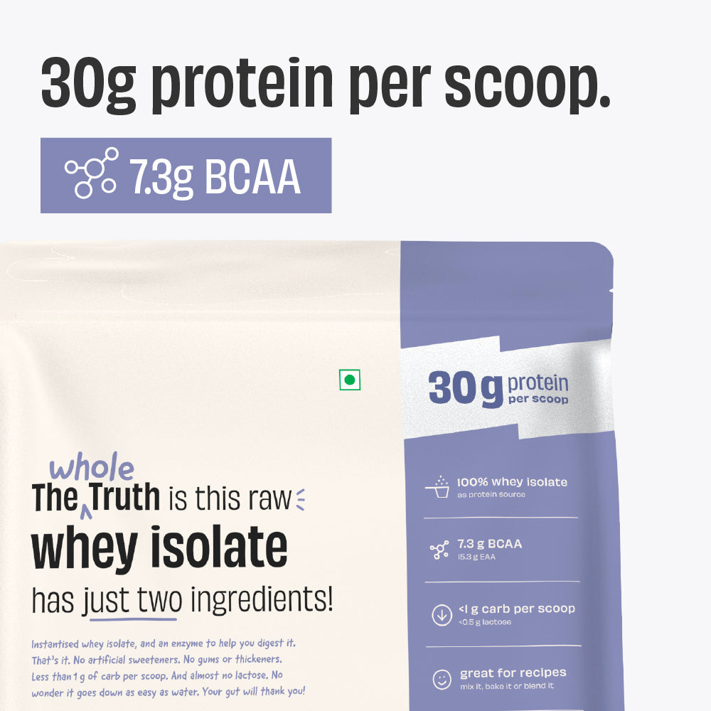 The Whole Truth 30g Whey Protein Isolate - 1kg