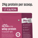 The Whole Truth 24g Whey Protein Isolate + Concentrate - 1kg