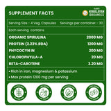 Vlado's Himalayan Organics, Spirulina, 2000mg - 120 Veg Capsules
