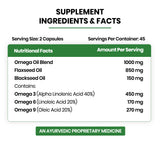 Vlado's Himalayan Organics, Flax Seed Oil Omega 3 6 9 - 90 Veg Capsules