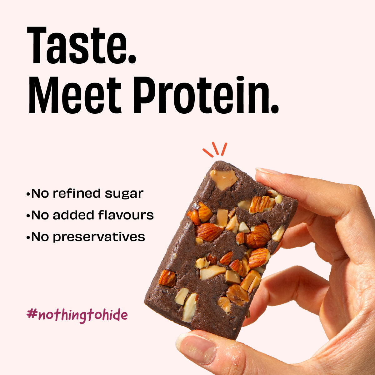 The Whole Truth - Protein Bars | Pack of 6 x 52g each | No Added Sugar | No Preservatives | No Artificial Sweeteners