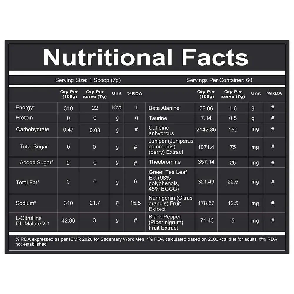 Redcon1 Total War Pre Workout - 30 Servings
