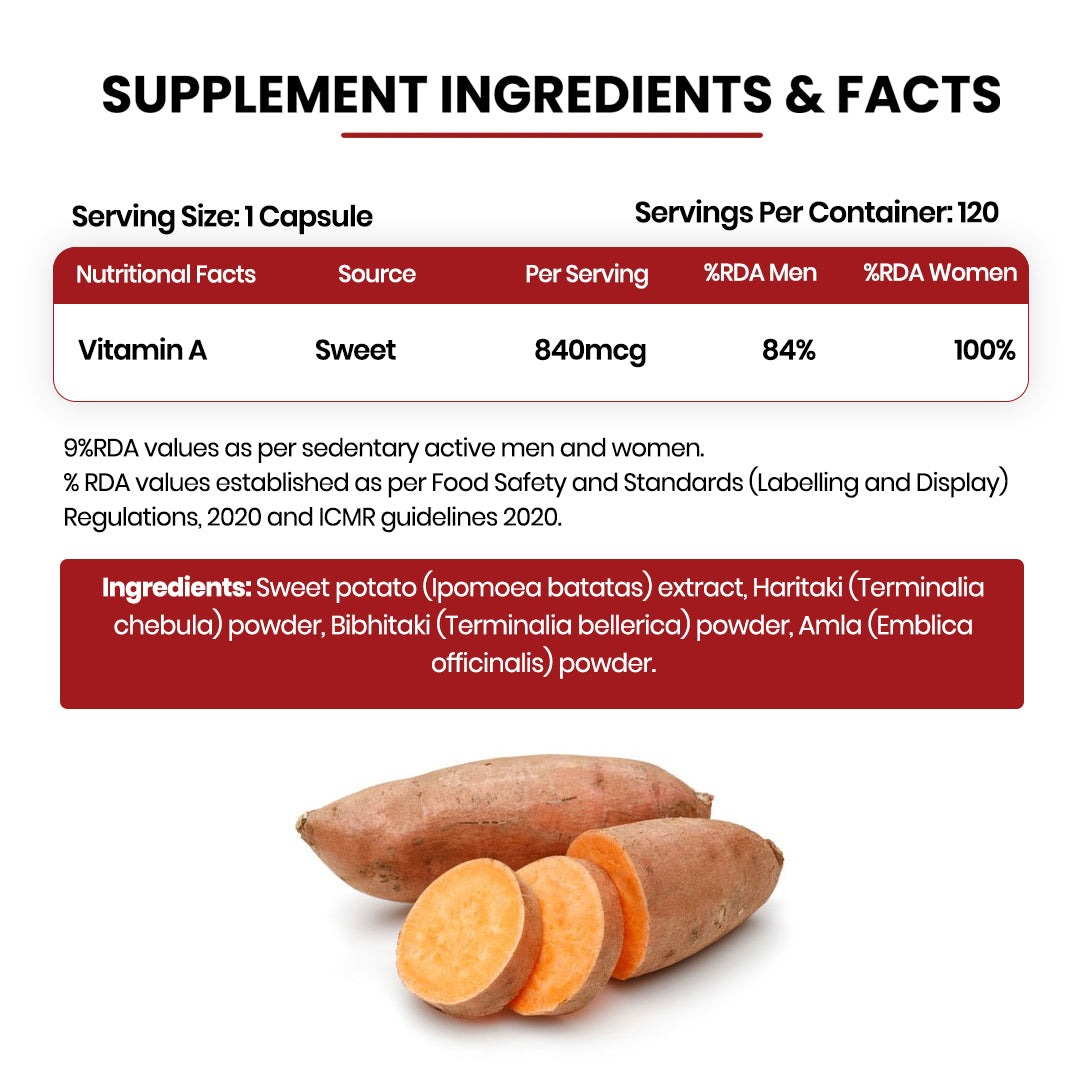 Vlado's Himalayan Organics, Vitamin A - 120 Capsules