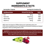 Vlado's Himalayan Organics, Plant Based Iron with Folate - 90 Capsules