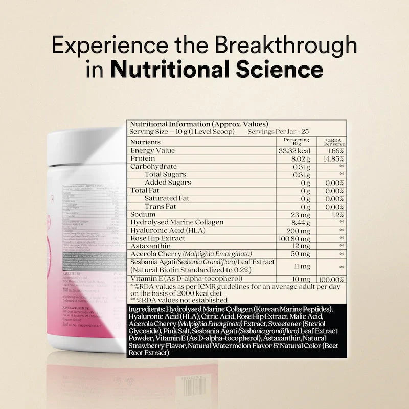 Wellbeing Nutrition Beauty Collagen 25 Servings