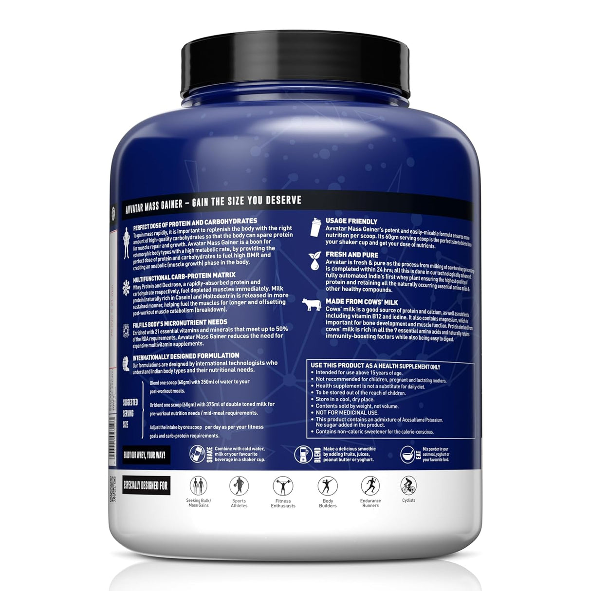 Avvatar Mass Gainer 2 kg - Nutristar