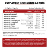 Vlado's Himalayan Organics, Vitamin B12 with B1 B2 B3 B5 B6 B7 B9 Moringa - 60 Veg Capsules