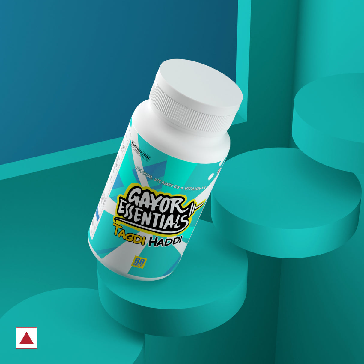 Gayor Essentials Taggdi Haddi Calcium Formula | 1250mg Calcium | Vitamin D3 & K2