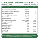 Vlado's Himalayan Organics Glucosamine Chondroitin MSM Tablets - Joint Support Supplement | 120 Vegetarian Tablets