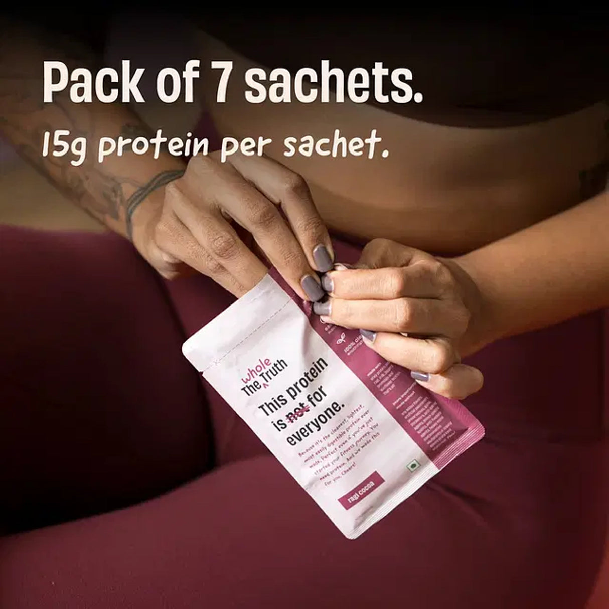 The Whole Truth 15g Sampler Pack Whey Protein - Pack of 7