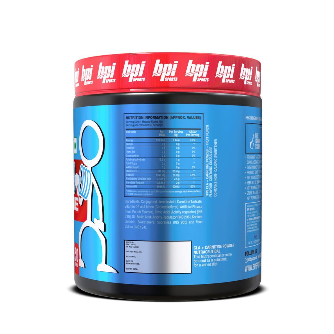 BPI Sports CLA+ Carnitine - 50 Servings - Nutristar