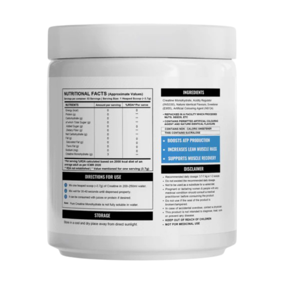 Wellcore Micronised Creatine Monohydrate, 300g - Nutristar