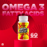 Gayor Essentials Omega 3 Fish Oil | 460mg EPA & 380mg DHA | 60 Softgels