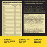 Optimum Nutrition (ON) Gold Standard 100% Whey 5lbs + Multivitamin for Men 60 Tablets Combo