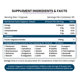 Vlado's Himalayan Organics, Probiotics 60 Billion CFU with Prebiotics 170mg - 60 Veg Capsules