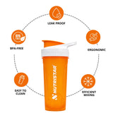 Nutristar Cube X Premium Shaker Bottle 600ml (Random Color)