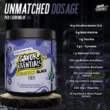 Gayor Essentials Pre Gayor Black 2.0 Pre-Workout Powder 338g | 200mg Caffeine