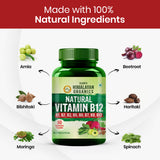 Vlado's Himalayan Organics, Vitamin B12 with B1 B2 B3 B5 B6 B7 B9 Moringa - 60 Veg Capsules
