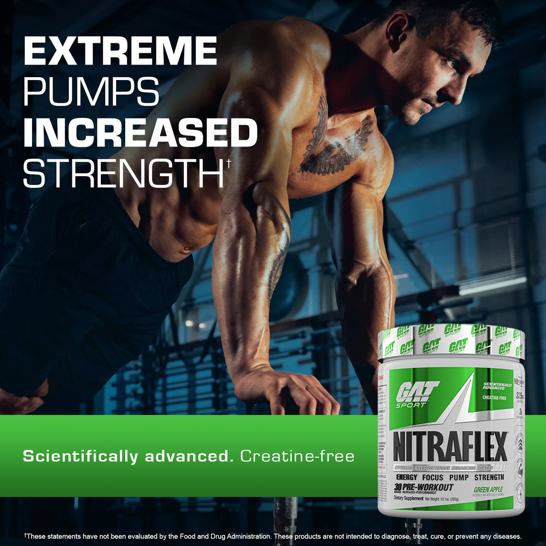 GAT Nitraflex Pre-Workout - 30 Servings - Nutristar