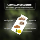 Vlado's Himalayan Organics, Testosterone Booster with Tribulus Ashwagandha Zinc - 60 Veg Tablets
