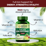 Vlado's Himalayan Organics, Plant Based Iron with Folate - 90 Capsules