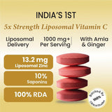 Vlado's Himalayan Organics Liposomal Vitamin C 1000mg | Amla Extract for Immunity | 120 Veg Tablets