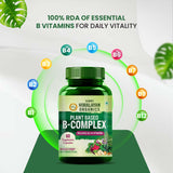 Vlado's Himalayan Organics, Plant Based Vitamin B Complex, 100% RDA - 60 Capsules