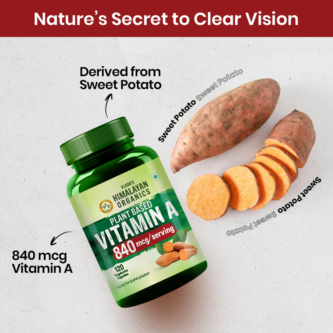 Vlado's Himalayan Organics, Vitamin A - 120 Capsules
