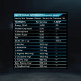 Nutristar Complete Workout Stack Combo | Meteor Pre Workout (30 Servings) + Reset BCAA Plus (35 Servings) + CREA Gold Creatine 250g + 700ml Shaker