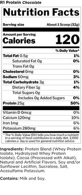 RULE1 100% Isolate Whey Protein , 2.27 kg - Nutristar