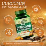 Vlado's Himalayan Organics Curcumin 1600mg with Piperine | 60 Capsules | Joint Support Supplement