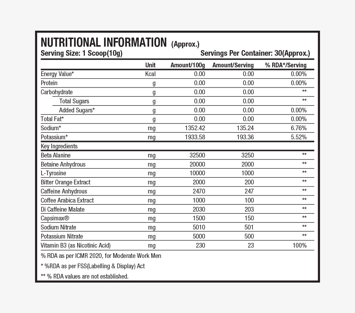 ProSupps Mr Hyde Thermo Pre-Workout Ripped - 30 Servings - Nutristar