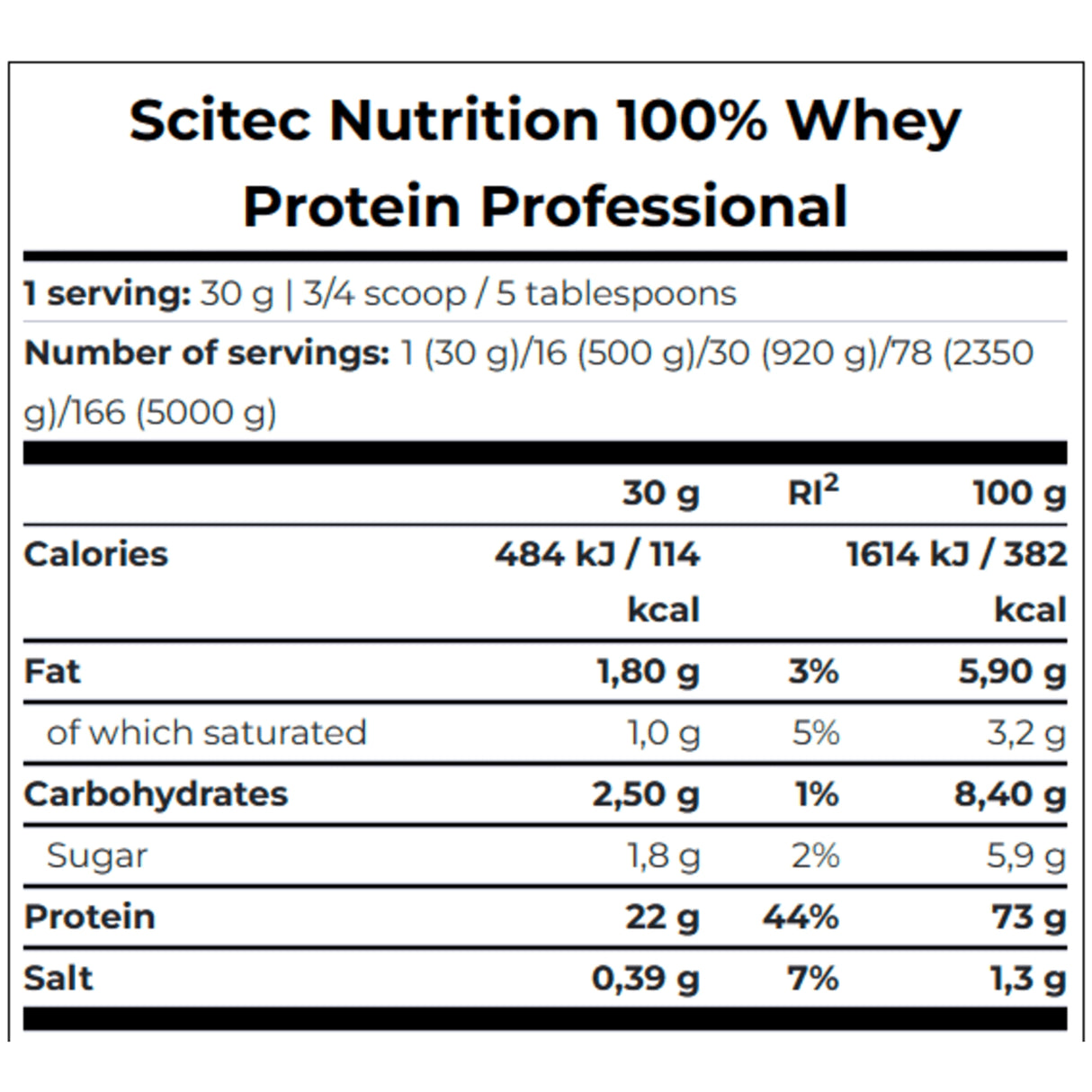 Scitec 100% Whey Protein | Premium Quality | imported Unit | 5 Lbs