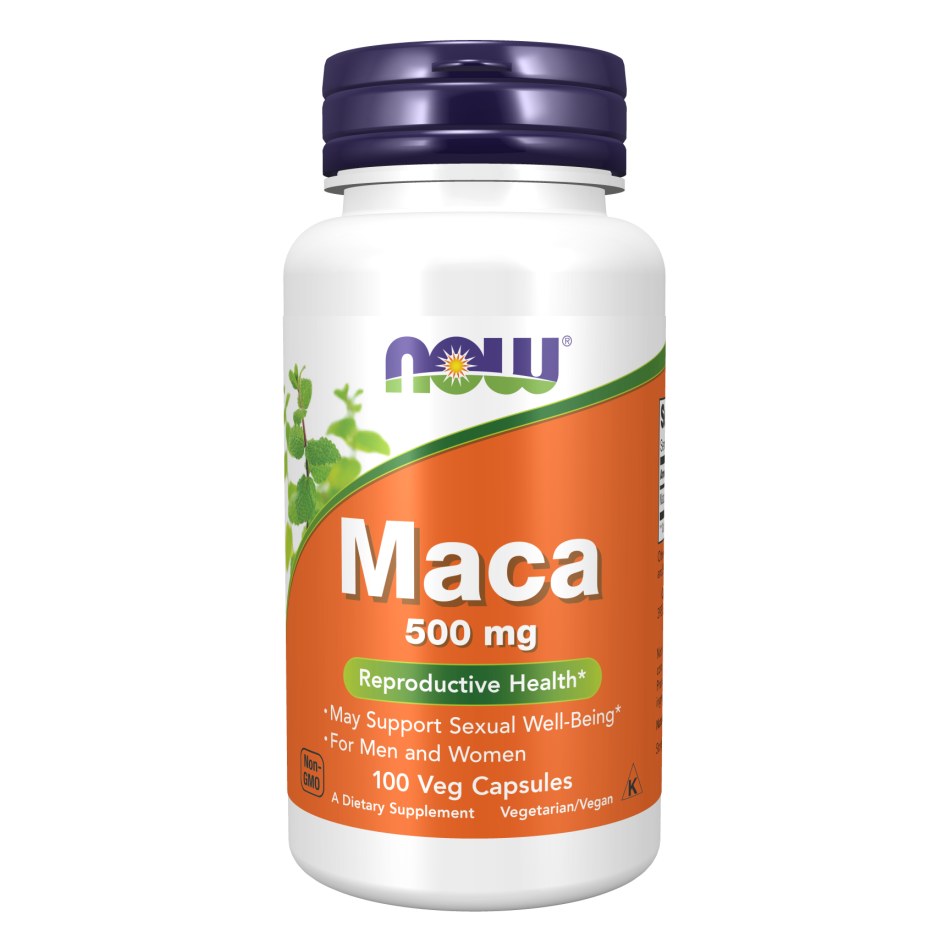 NOW Foods Maca 500mg | 100 Veg Capsules