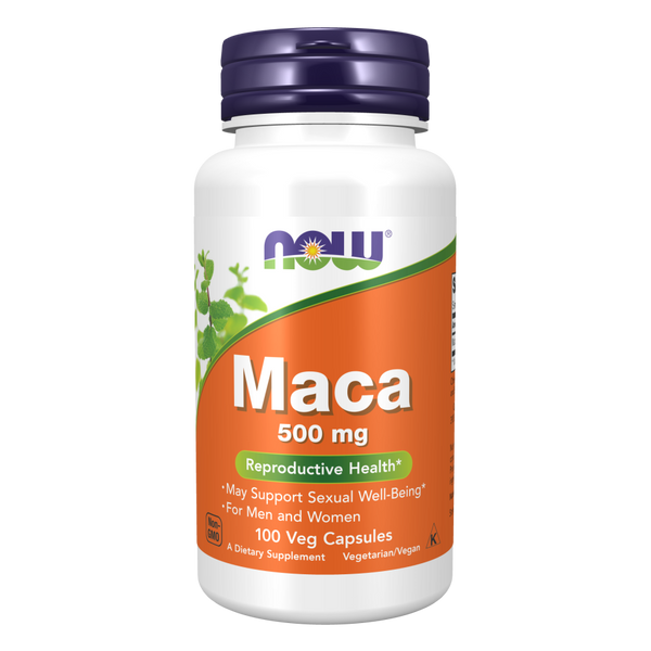 NOW Foods Maca 500mg | 100 Veg Capsules